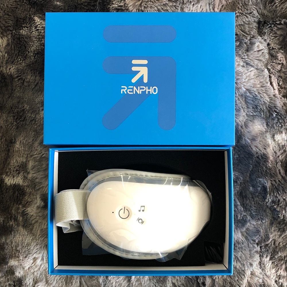 RENPHO White Eye Massager with Heat and Music